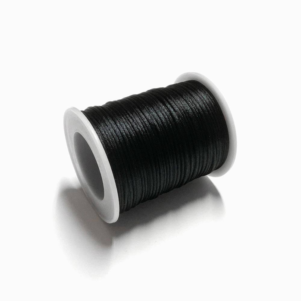 Fio de seda 2.5mm preto