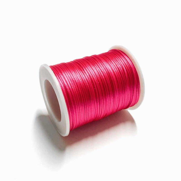 Fio de seda rosa choque