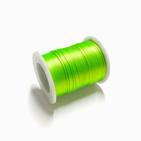 Fio de seda 2.5mm verde paris