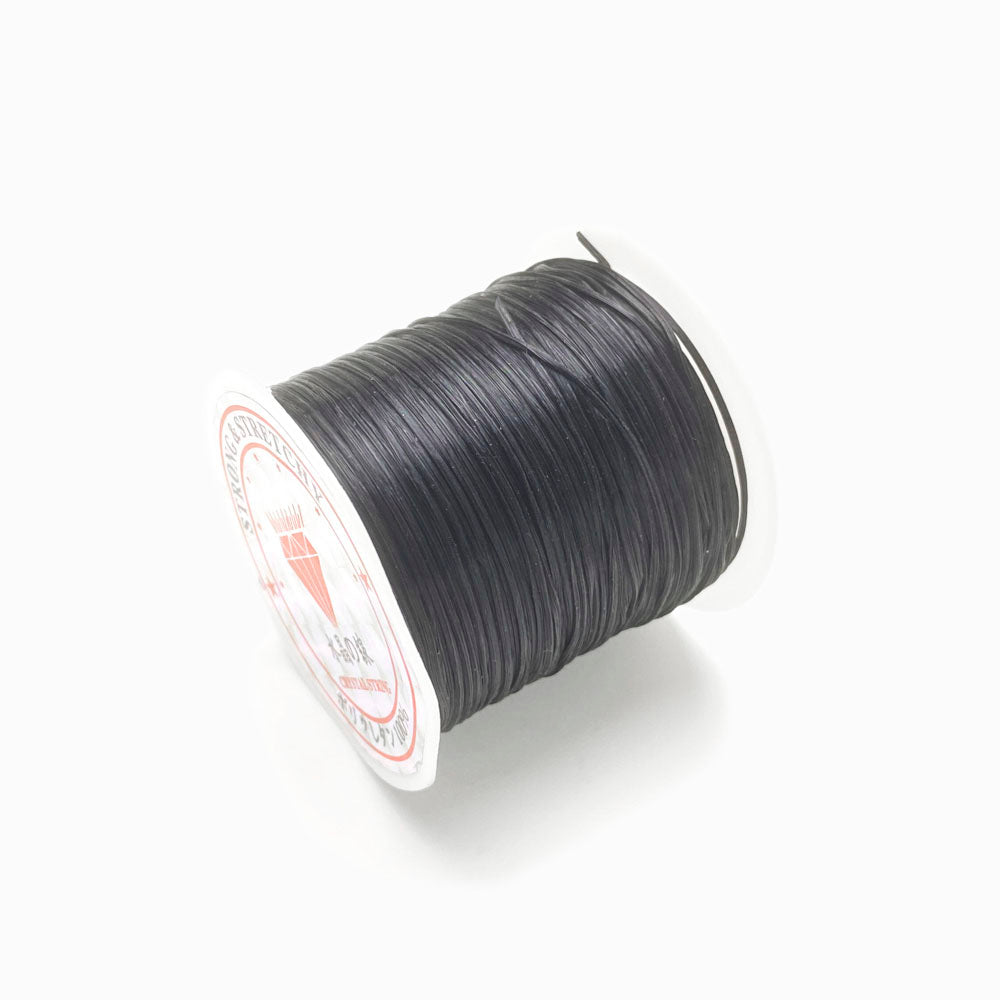 Fio elástico cristal strong 0.5mm preto