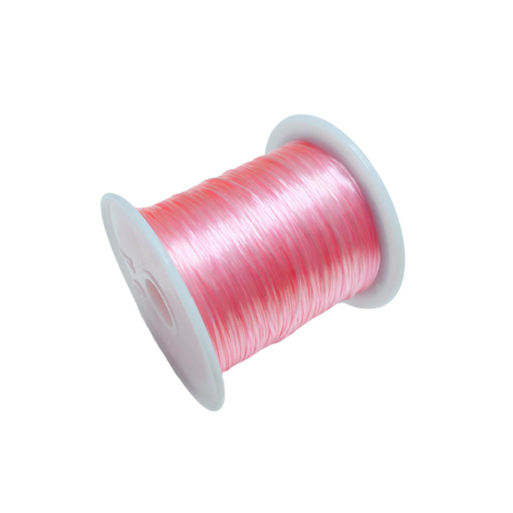 Fio elástico 1mm rosa forte