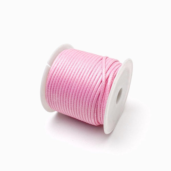 Fio sintético encerado 2mm rosa bebé