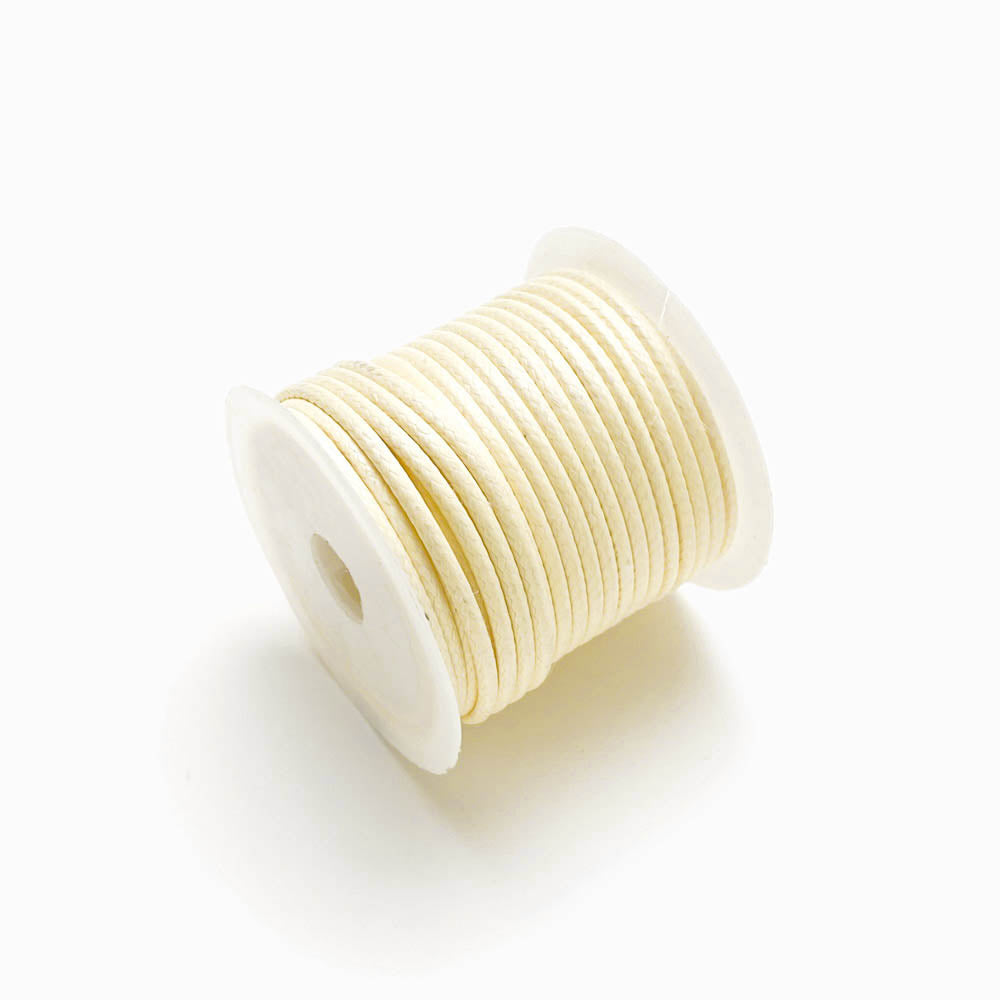 Fio sintético encerado 2mm creme