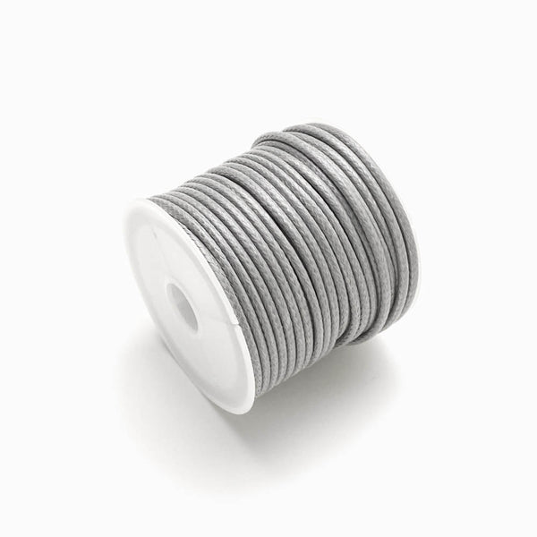 Fio sintético encerado 2mm cinza