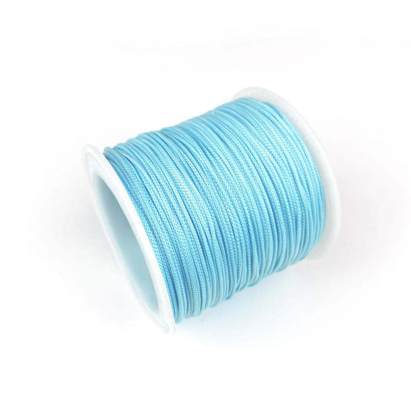 Fio de seda Japonesa 1mm azul bebé