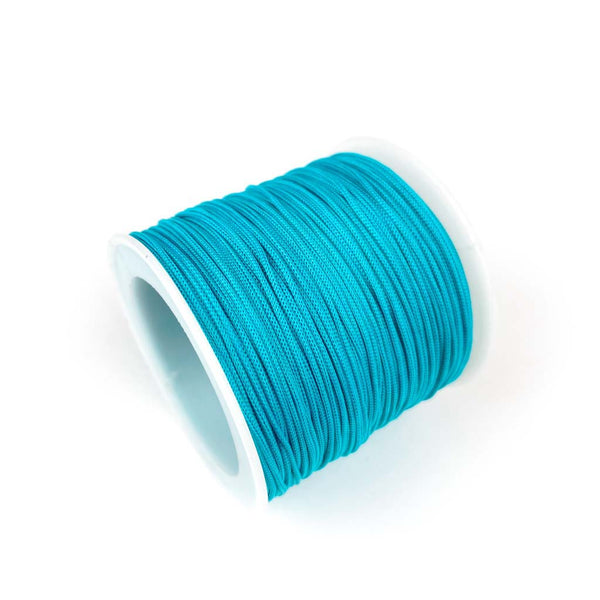 Fio de seda Japonesa 1mm azul turquesa