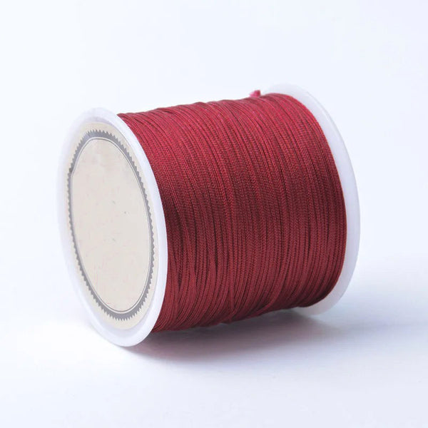 Fio sintético encerado 0.8mm bordô