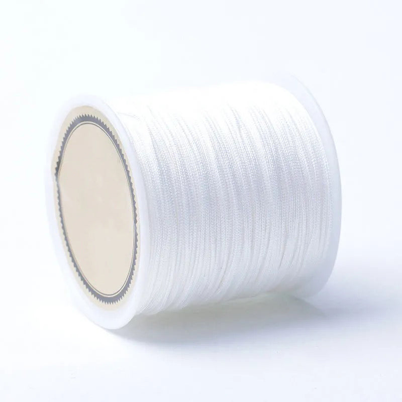 Fio sintético encerado 0.8mm branco