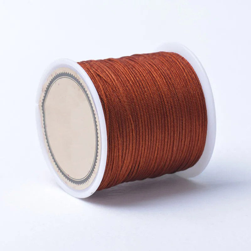 Fio sintético encerado 0.8mm café