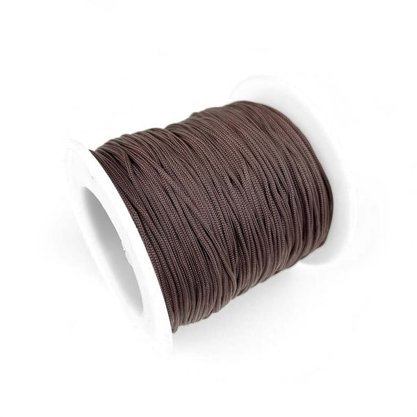 Fio de seda Japonesa 1mm castanho escuro