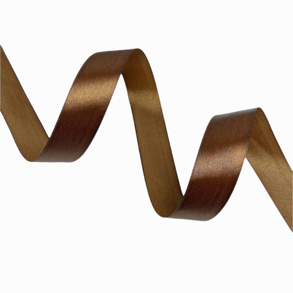 FITA DE CETIM CASTANHO ESCURO