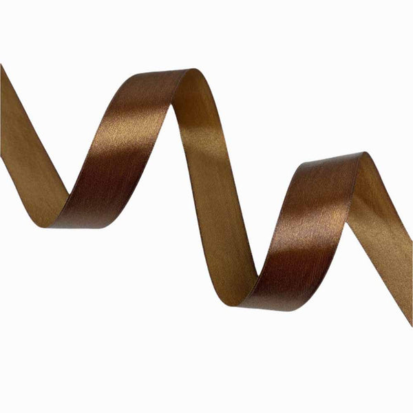 FITA DE CETIM CASTANHO ESCURO