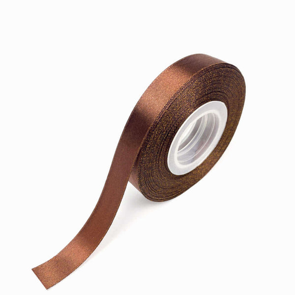 FITA DE CETIM CASTANHO ESCURO