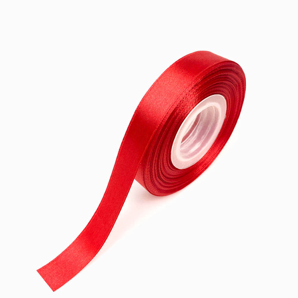 FITA DE CETIM VERMELHO