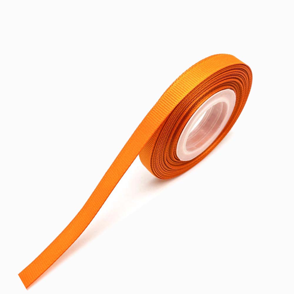 fita de gorgurão 10mm amarelo laranja