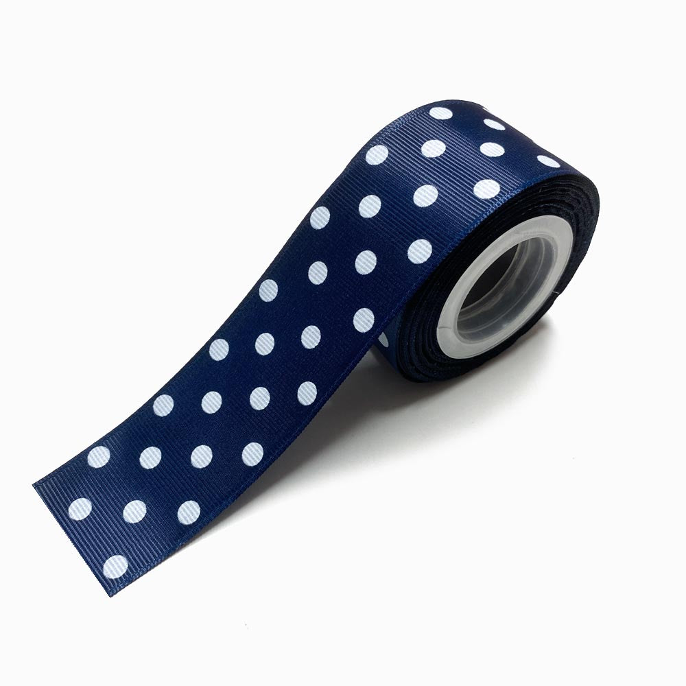 FITA DE GORGURÃO POÁ 25MM AZUL MARNHO