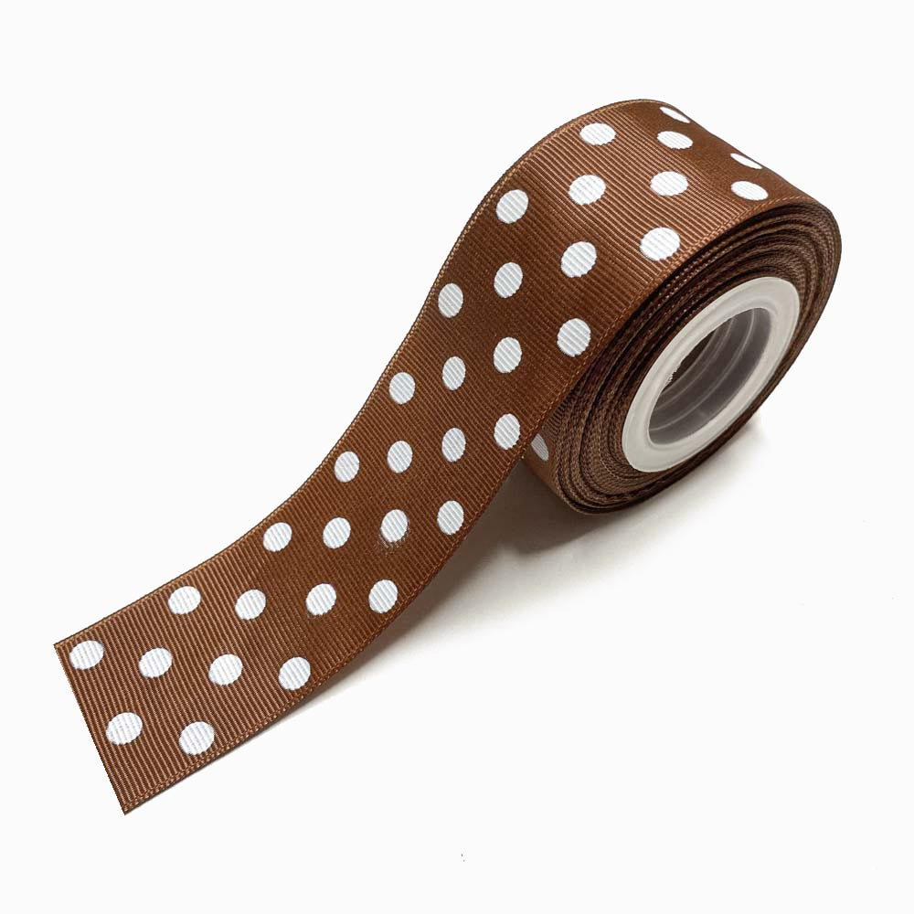 FITA DE GORGURÃO POÁ 25MM CASTANHO