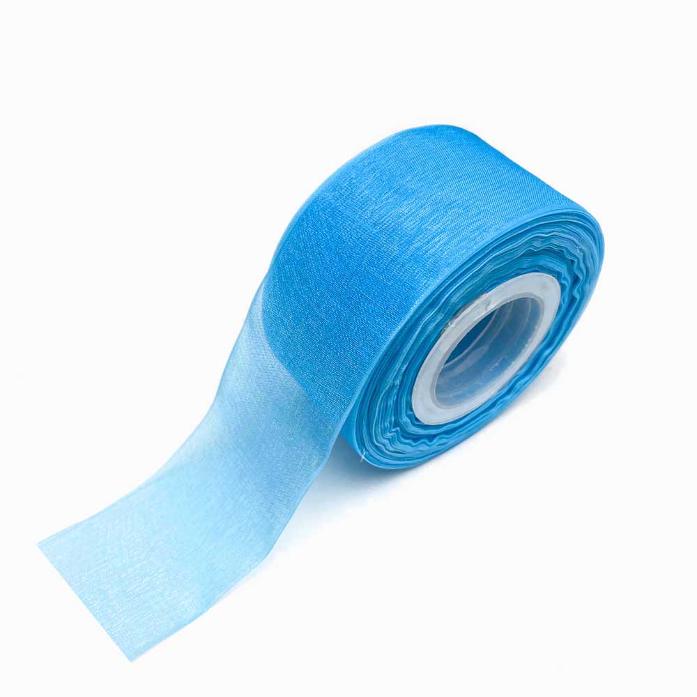 FITA DE ORGANZA 38MM AZUL MÉDIO