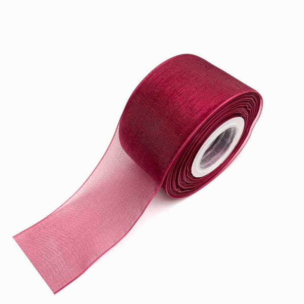 FITA DE ORGANZA 38MM BORDEAUX