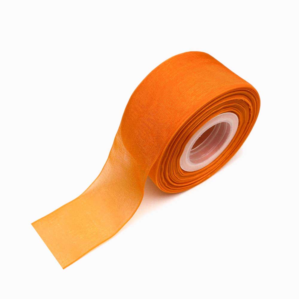 FITA DE ORGANZA 38MM LARANJA