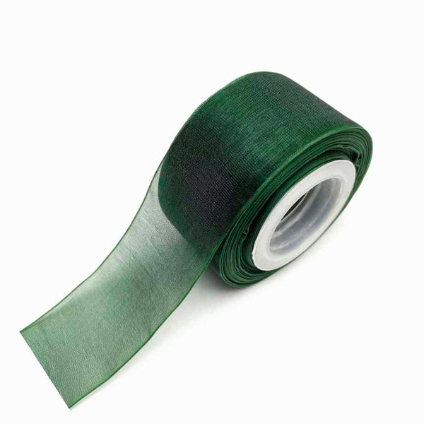 FITA DE ORGANZA 38MM VERDE ESCURO