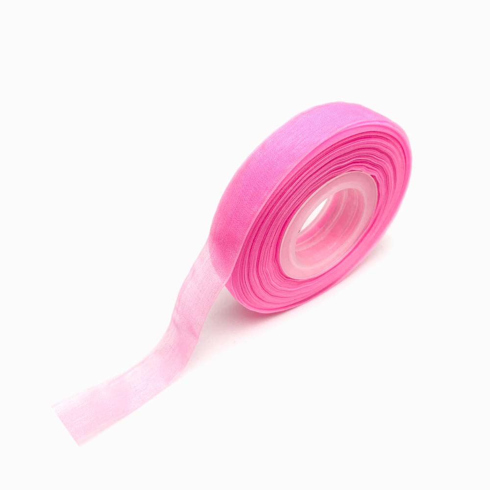 FITA DE ORGANZA ROSA FORTE
