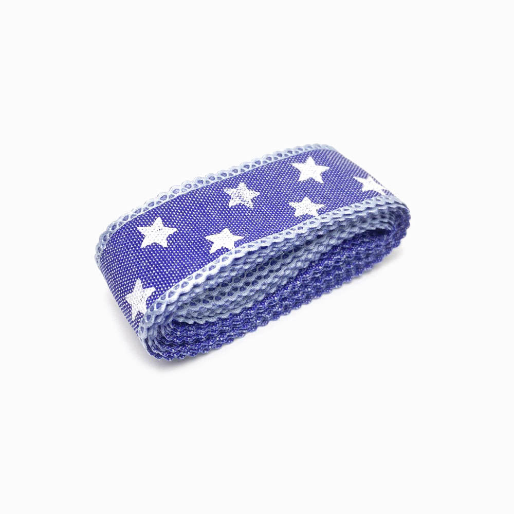 Fita de tecido estampado 25mm