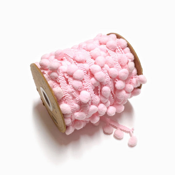 Fita Pompons 20mm Rosa