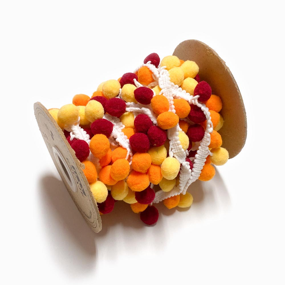 Fita Pompons 20mm Sortido 2