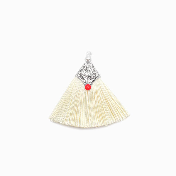 Franja/borla de Seda 4.5cm