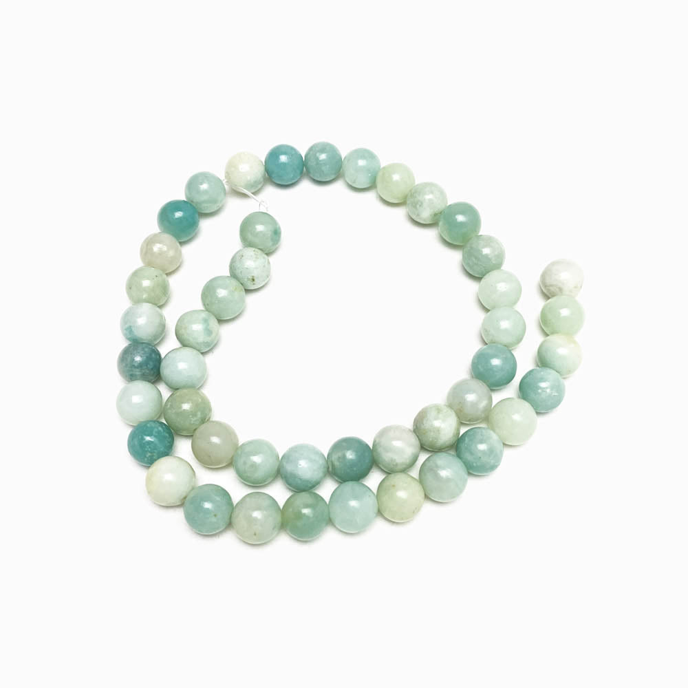 Fiada Contas Amazonita 8mm - Classe A