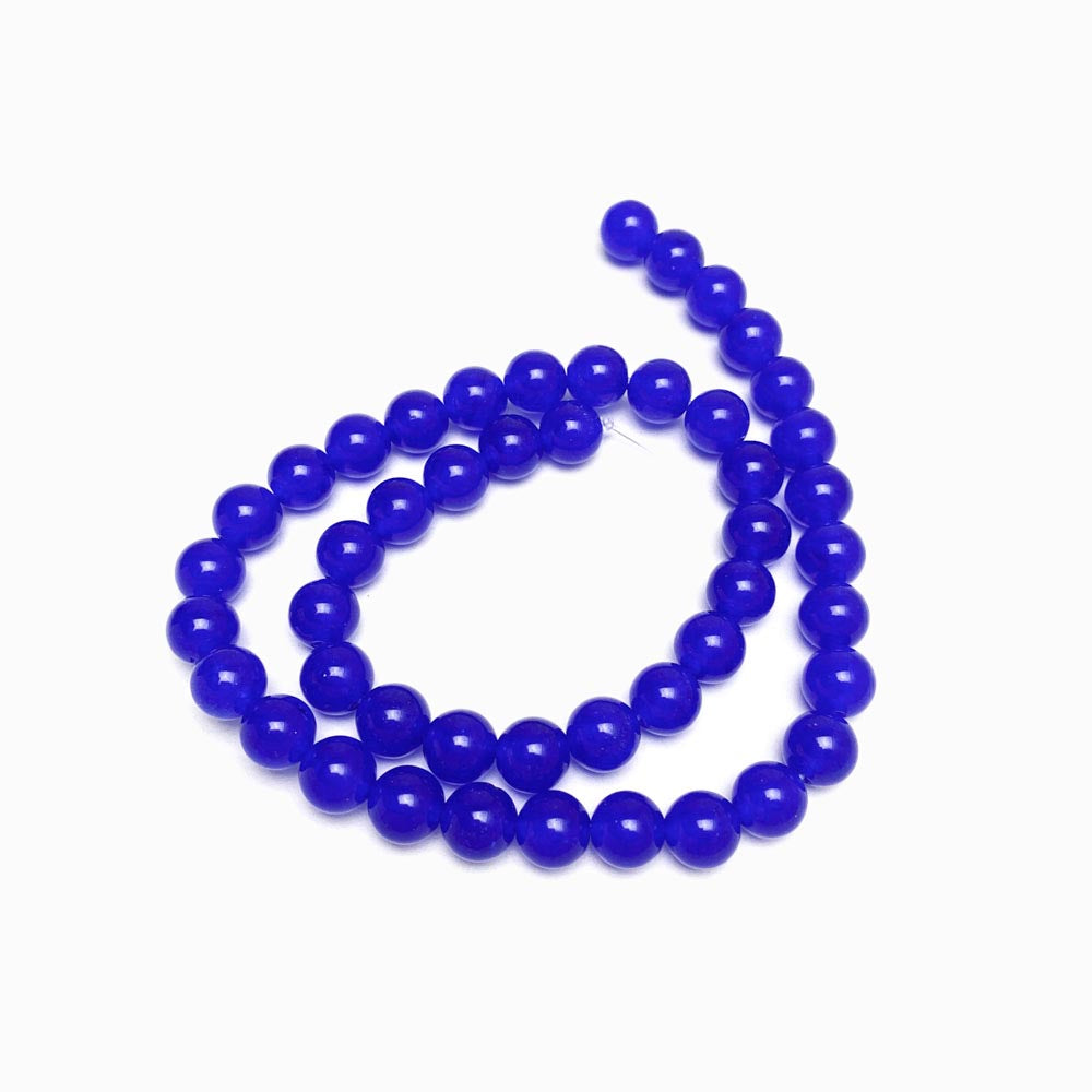 Fiada Contas Quartzo Azul 8mm