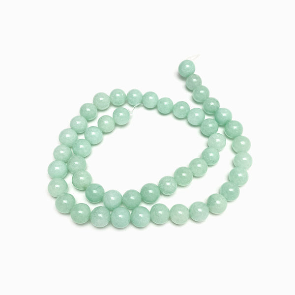 Fiada Contas Quartzo Verde 8mm