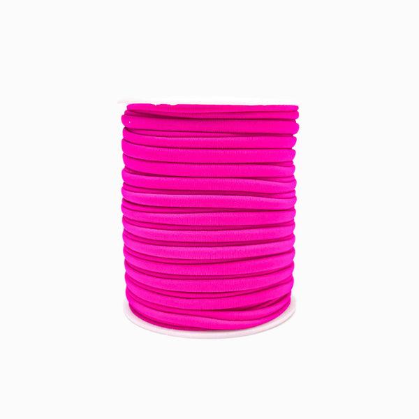 Rolo 20m Fio de Lycra Rosa Choque 5mm