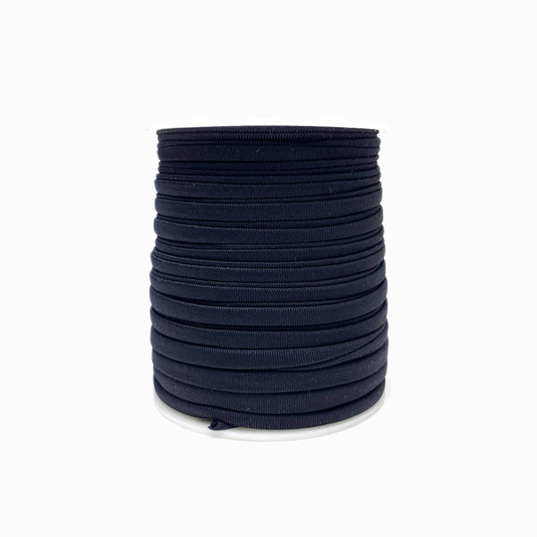 Rolo 20m Fio de Lycra Preto 5mm