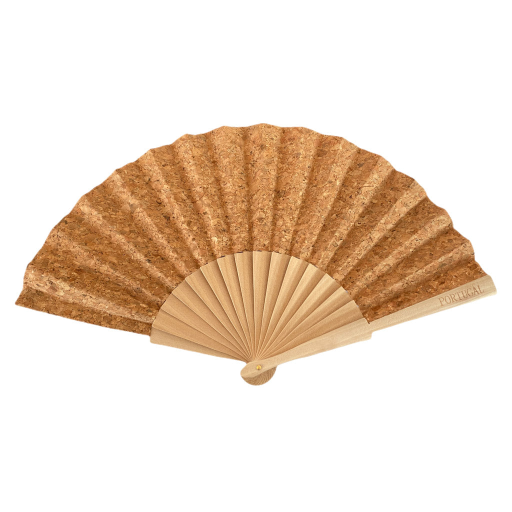 Leque em Cortiça Natural