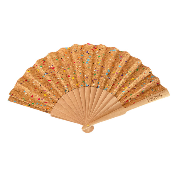 Leque em Cortiça Natural