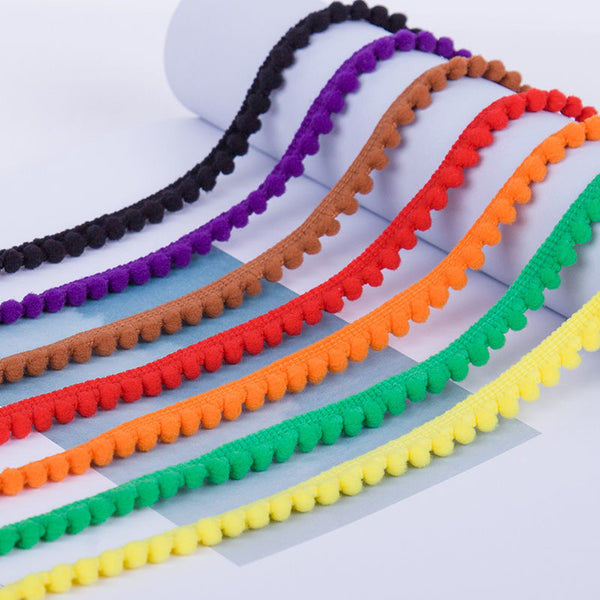 10mm Pompons Tape (18 colors)