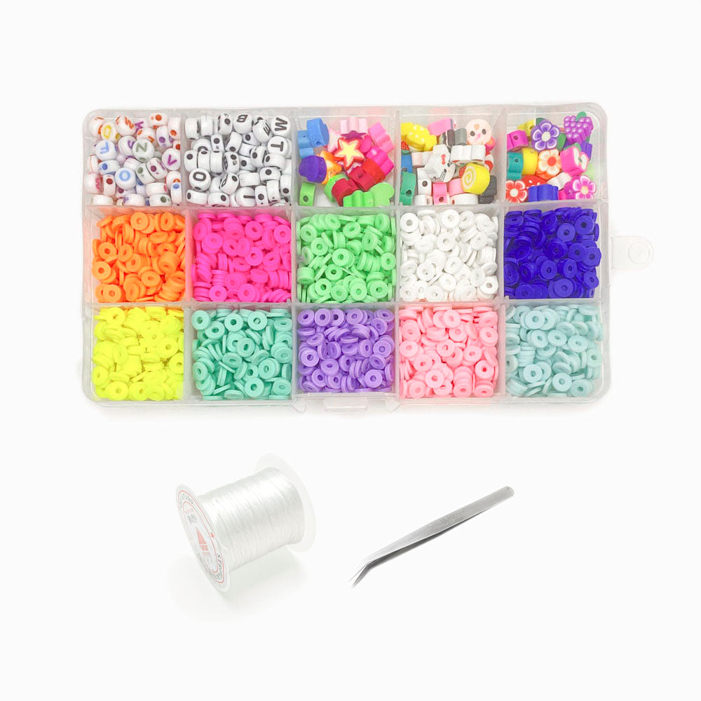 Kit contas de borracha