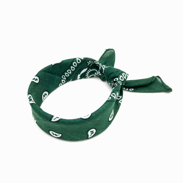 Lenço de Cabeça 55x55cm Verde Escuro