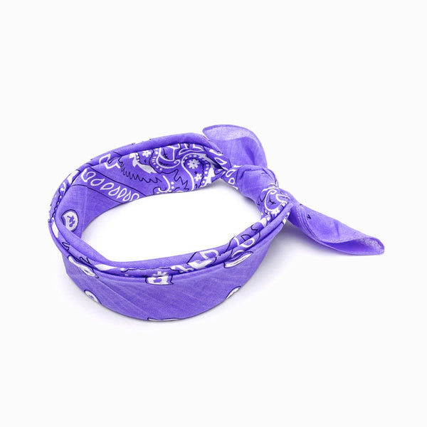 Lenço de Cabeça 55x55cm Lavanda