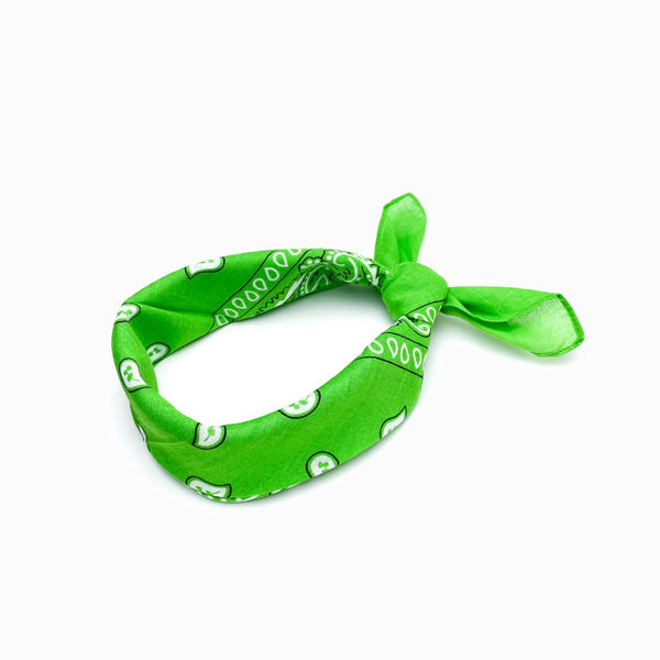 Lenço de Cabeça 55x55cm Verde Primavera