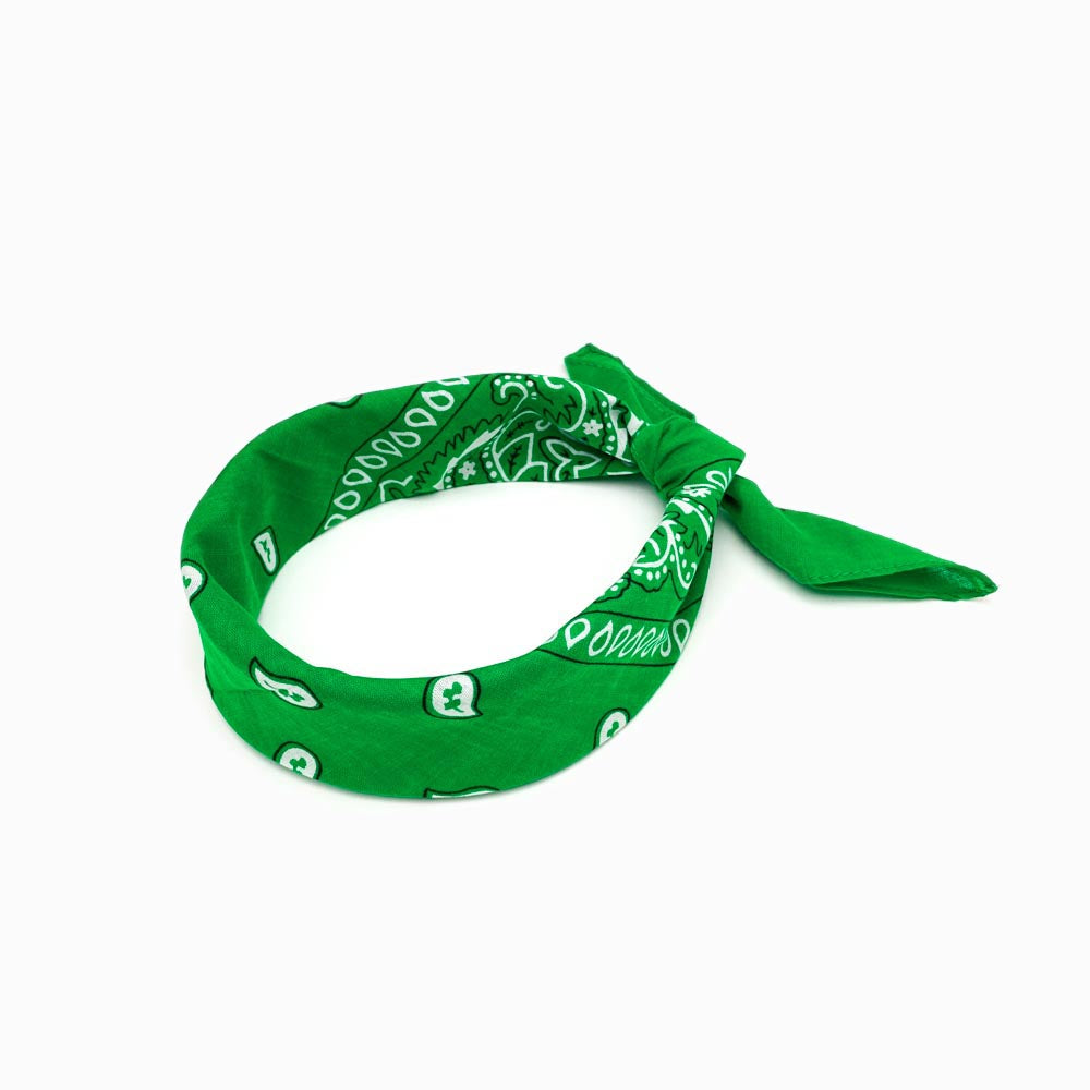 Lenço de Cabeça 55x55cm Verde Bandeira