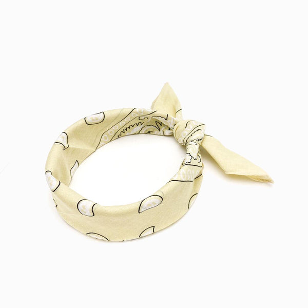 Lenço de Cabeça 55x55cm Bege