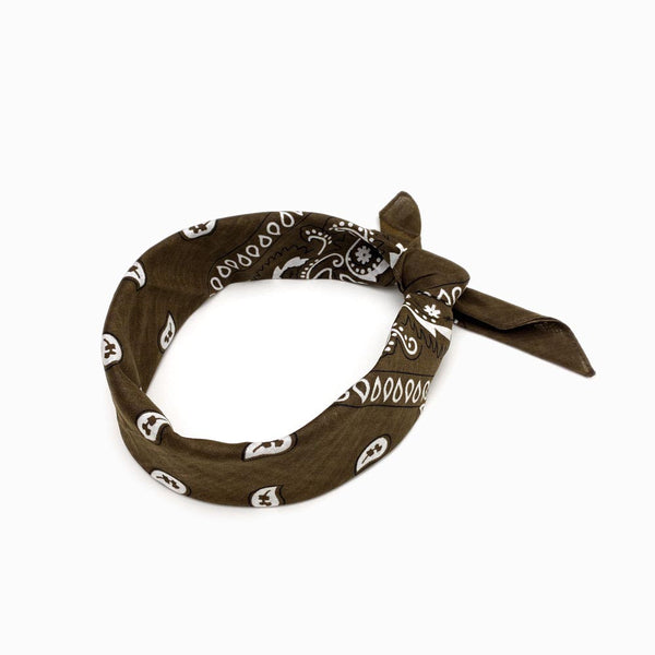 Lenço de Cabeça 55x55cm Castanho Escuro