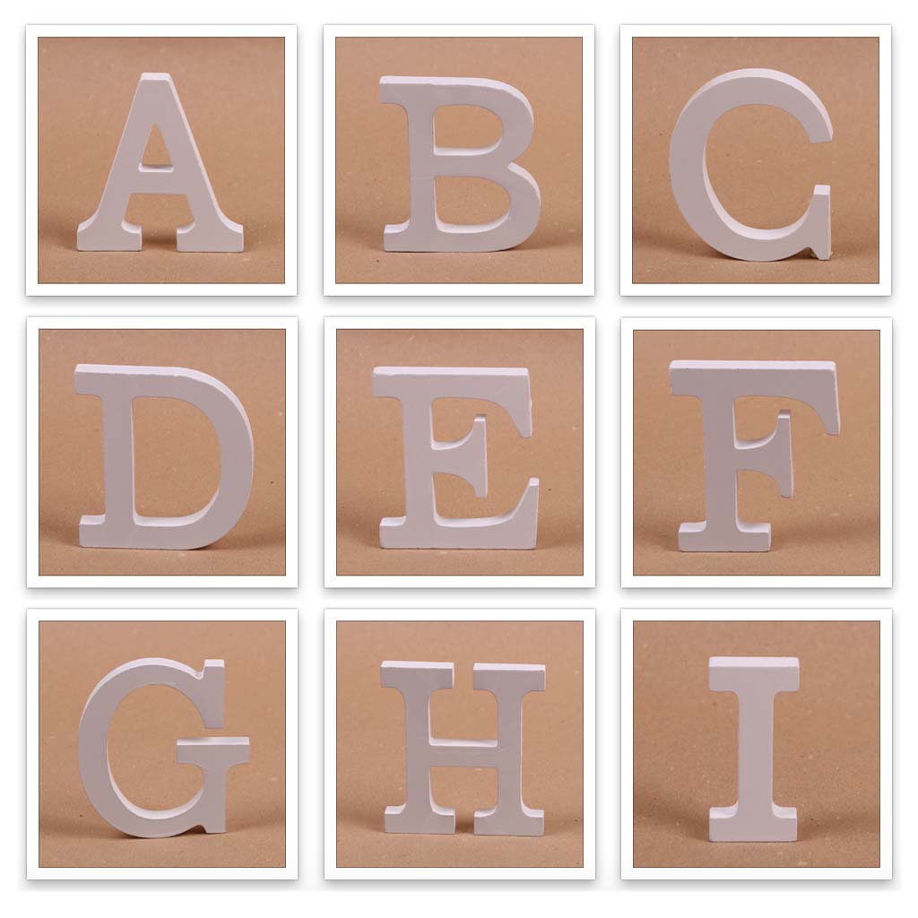 Letras em madeira 8cm