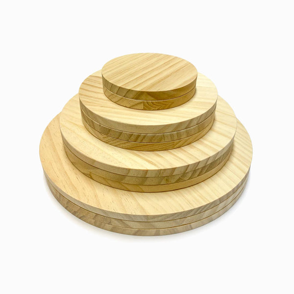 Base de madeira natural