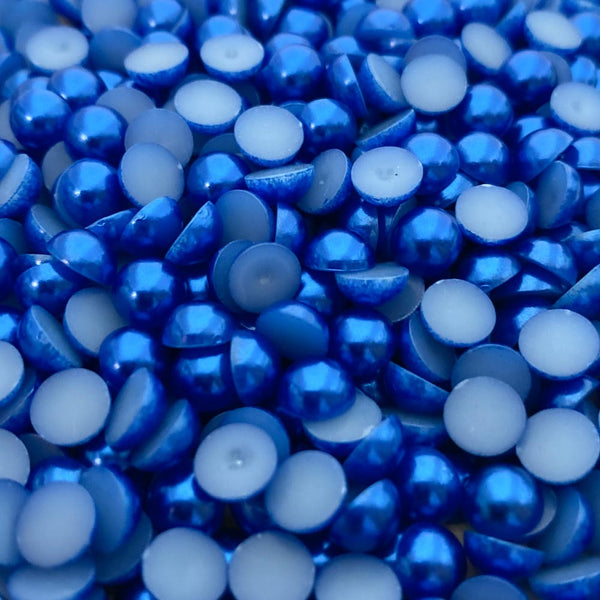 Meia pérola 6mm azulão