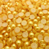 Meia pérola 6mm dourado