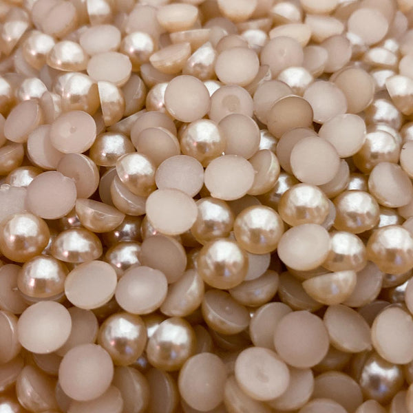 Meia pérola 6mm rosa